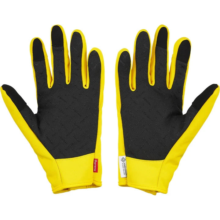Supreme Windstopper Zip Gloves Yellow