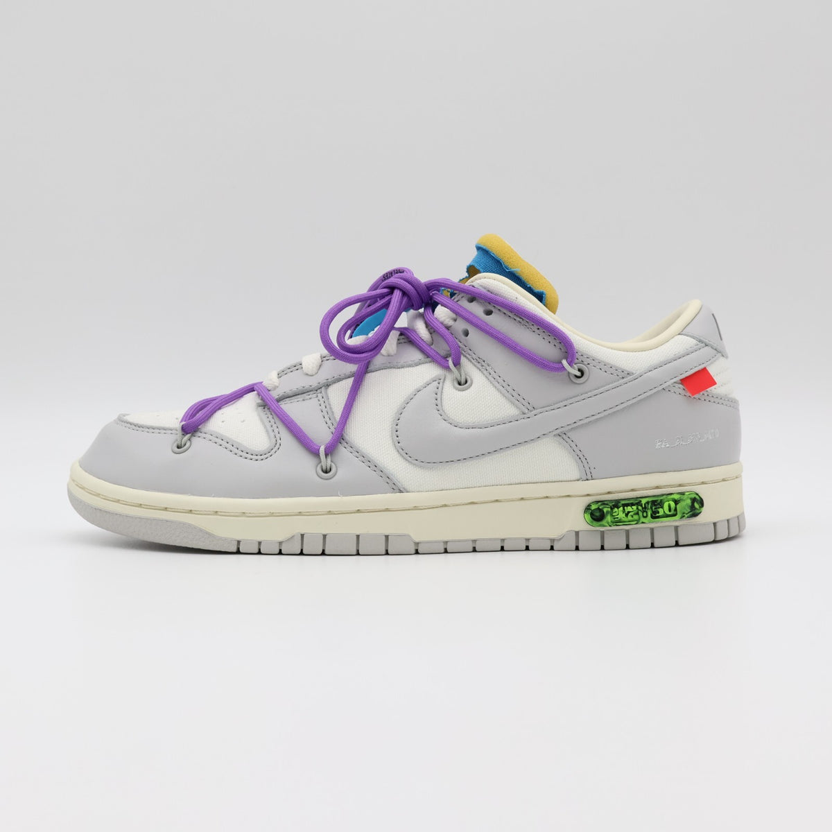 DM1602-125 Off-White Nike Dunk Low Sail Neutral Gray Lot 47 (Men's)