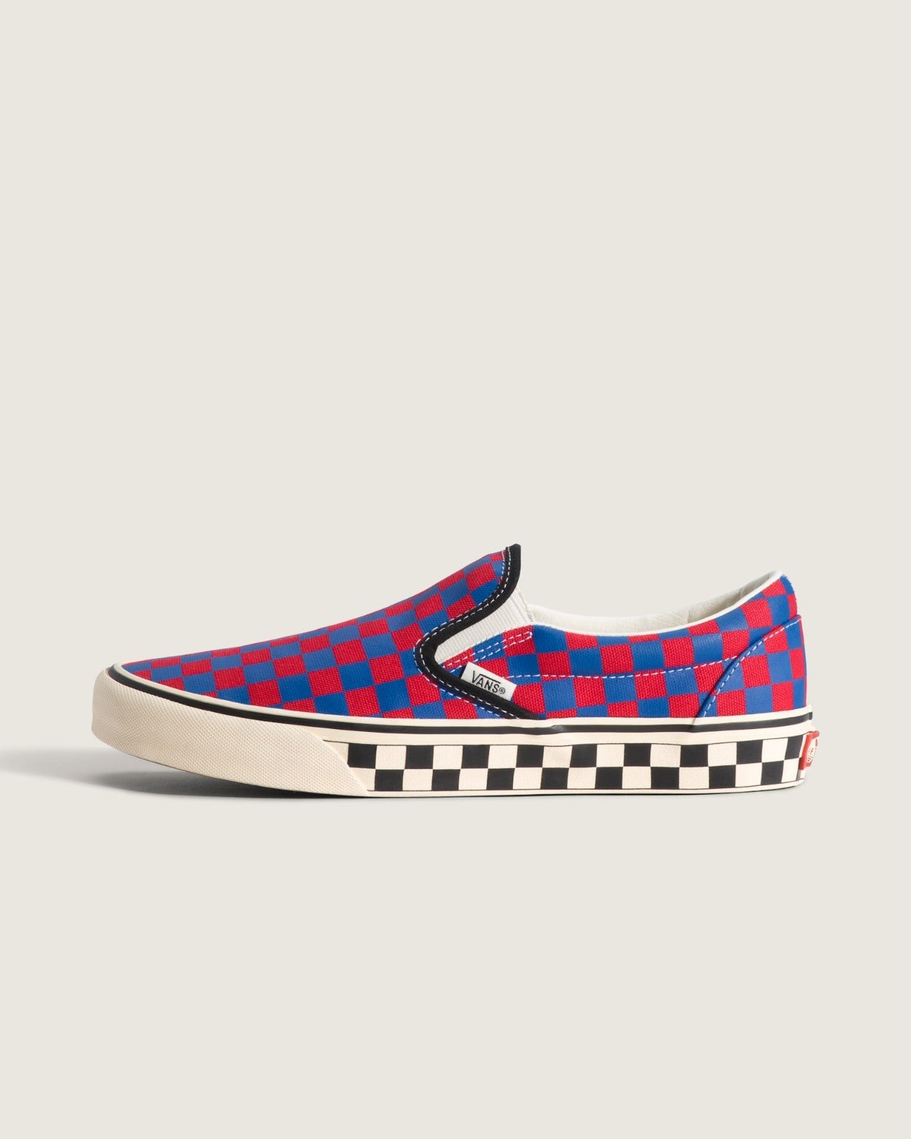 VN000DAHRDB Vans Classic Slip-On "Red/Blue" (Men's)
