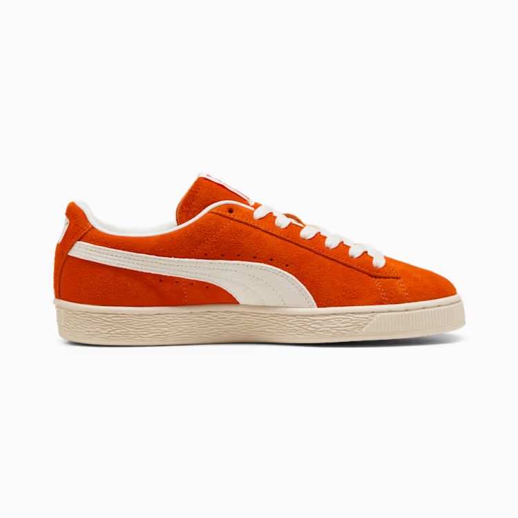 403766-02 Puma Suede Charles F Stead 4 Orange Glo PUMA White (Men's)