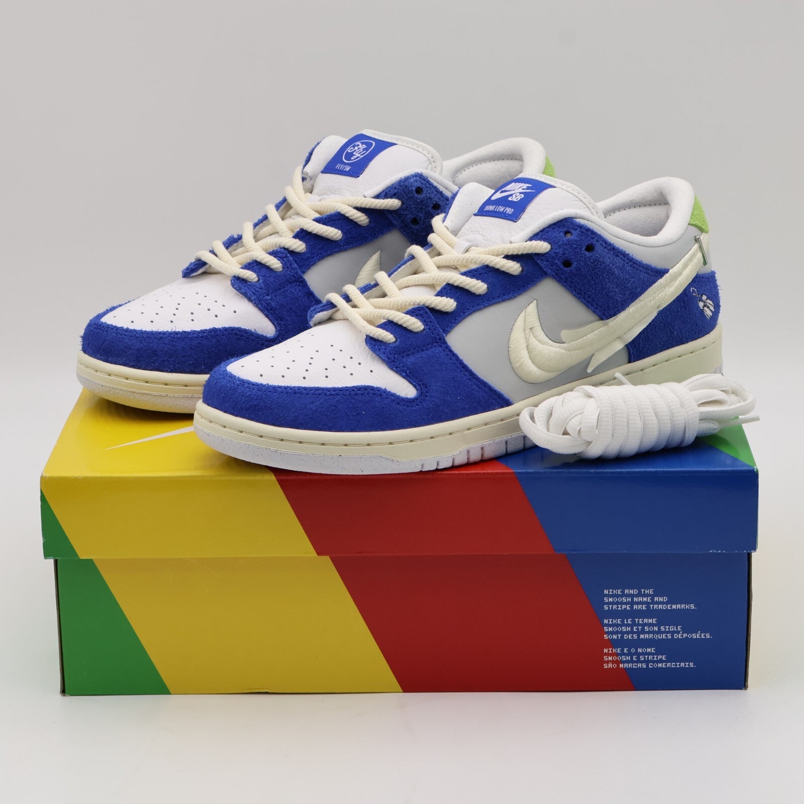 DQ5130-400 Fly Streetwear Nike SB Dunk Low Gardenia Game Royal Sail Grey (Men's)