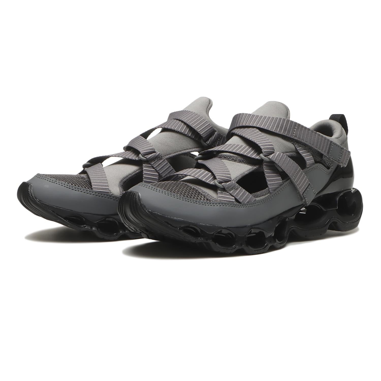 D1GA251906 Mizuno Wave Prophecy Strap Grey/Black (Men's)