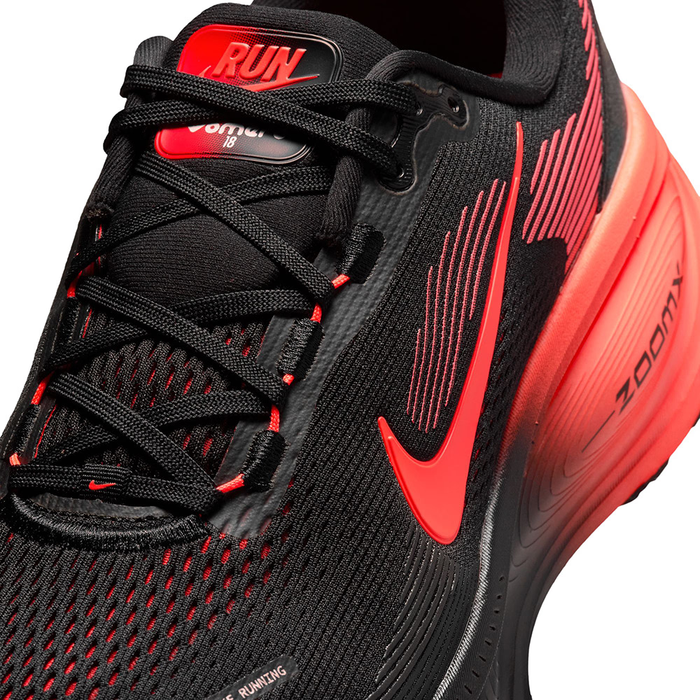 HM6803-019 Nike Vomero 18 "Black/University Red" (Men's)