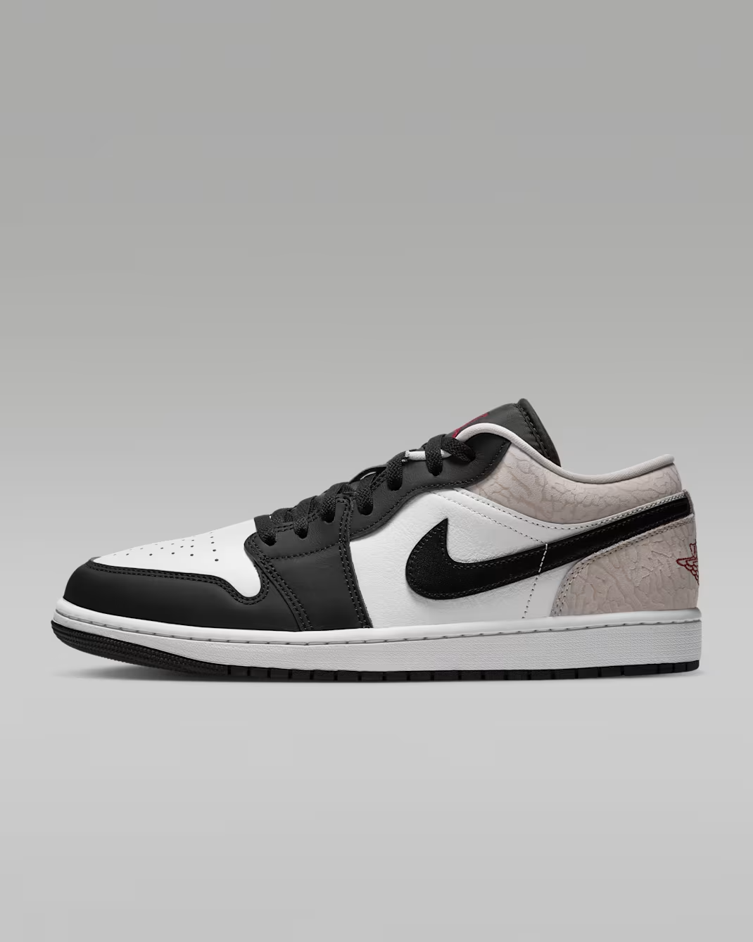 IQ5490-007 Nike Air Jordan 1 Low SE "Black/White/Light Orewood Brown" (Men's)