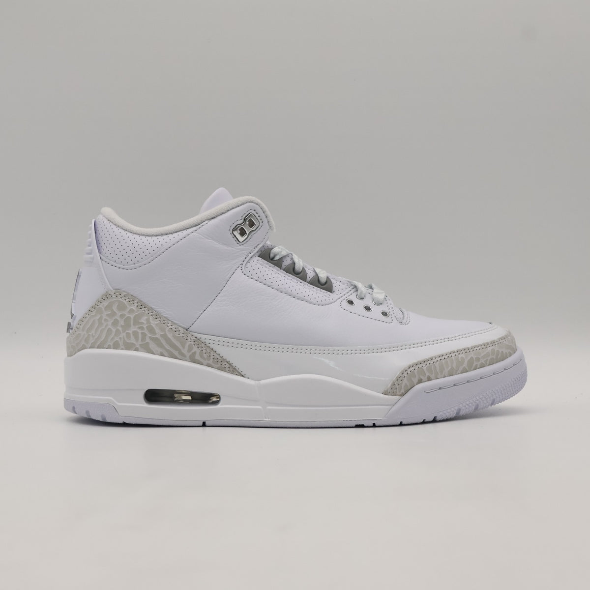 CT8532-111 Nike Air Jordan 3 Retro Pure Money White and Silver (2025) (Men's)
