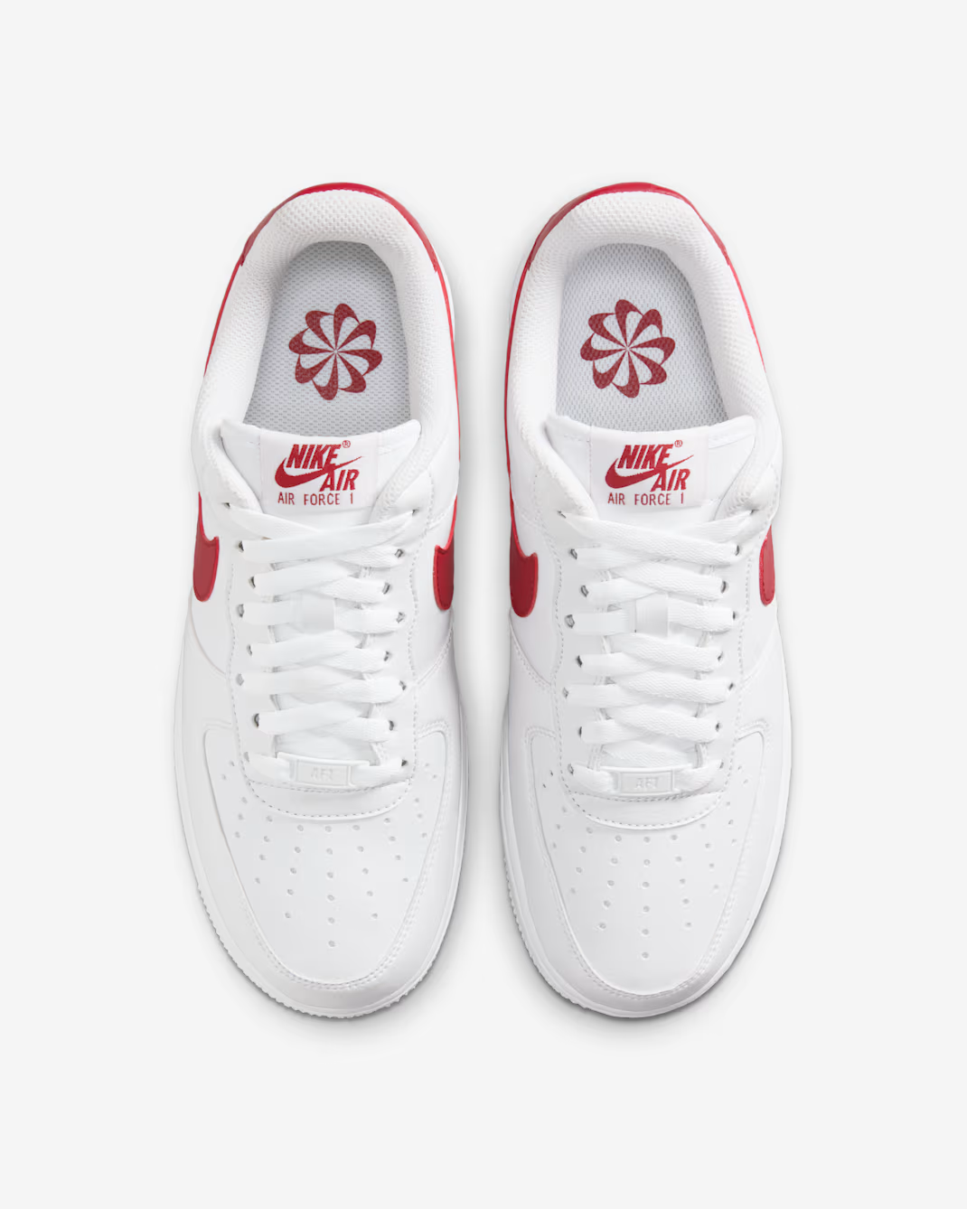 DC9486-117 Nike Air Force 1 '07 Next Nature White Team Crimson (Women's)