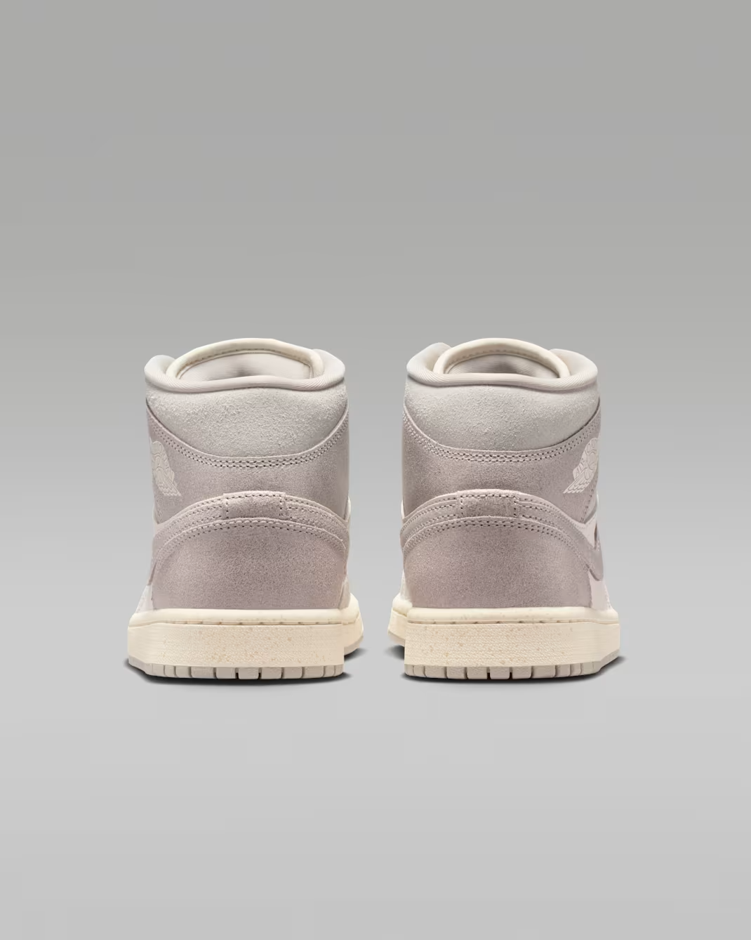 IB7010-001 Nike Air Jordan 1 Mid Light Iron Ore Enigma Stone (Women's)