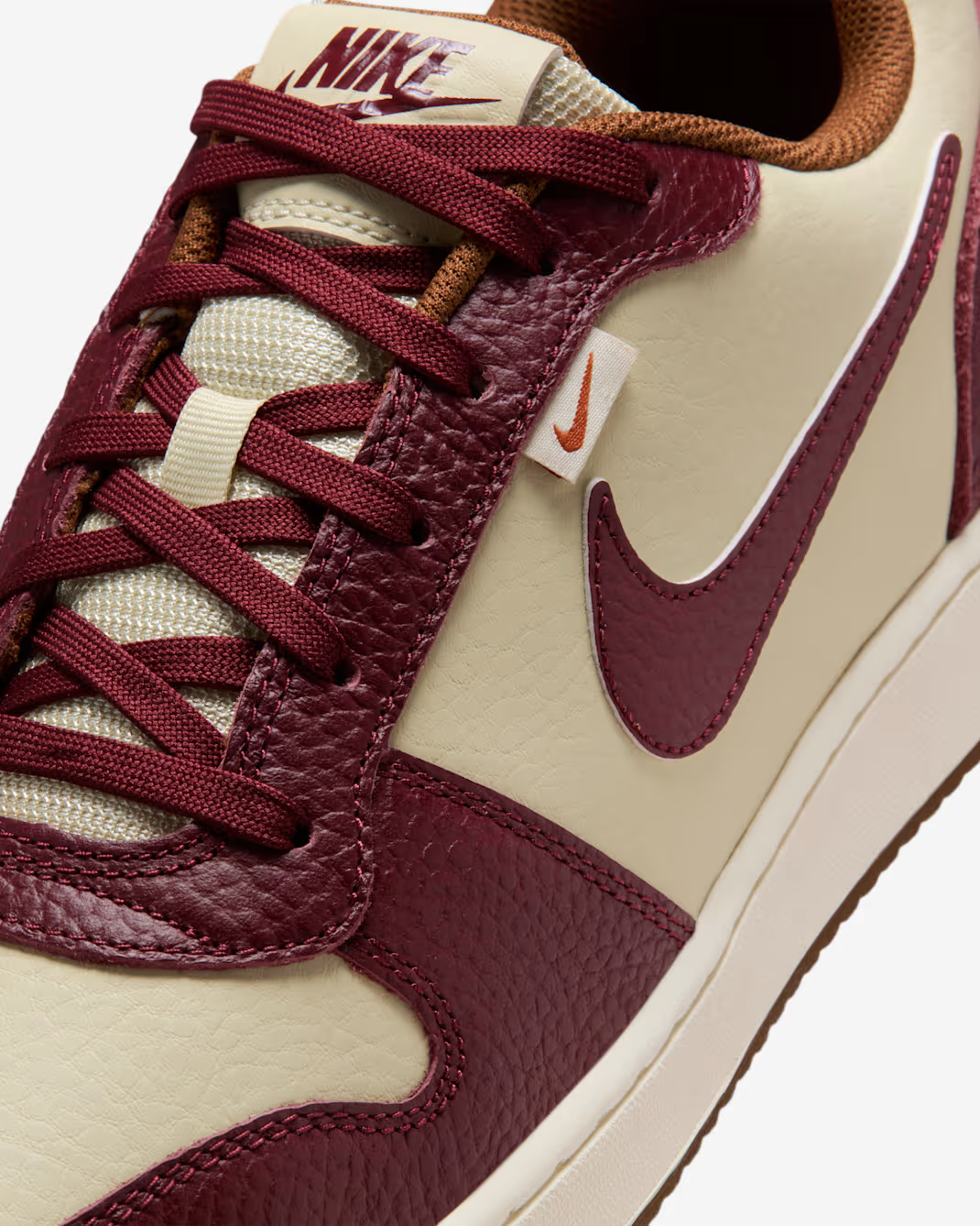 IB4644-261 Nike Ebernon Low Premium Shoes Light Khaki Sail (Men's)