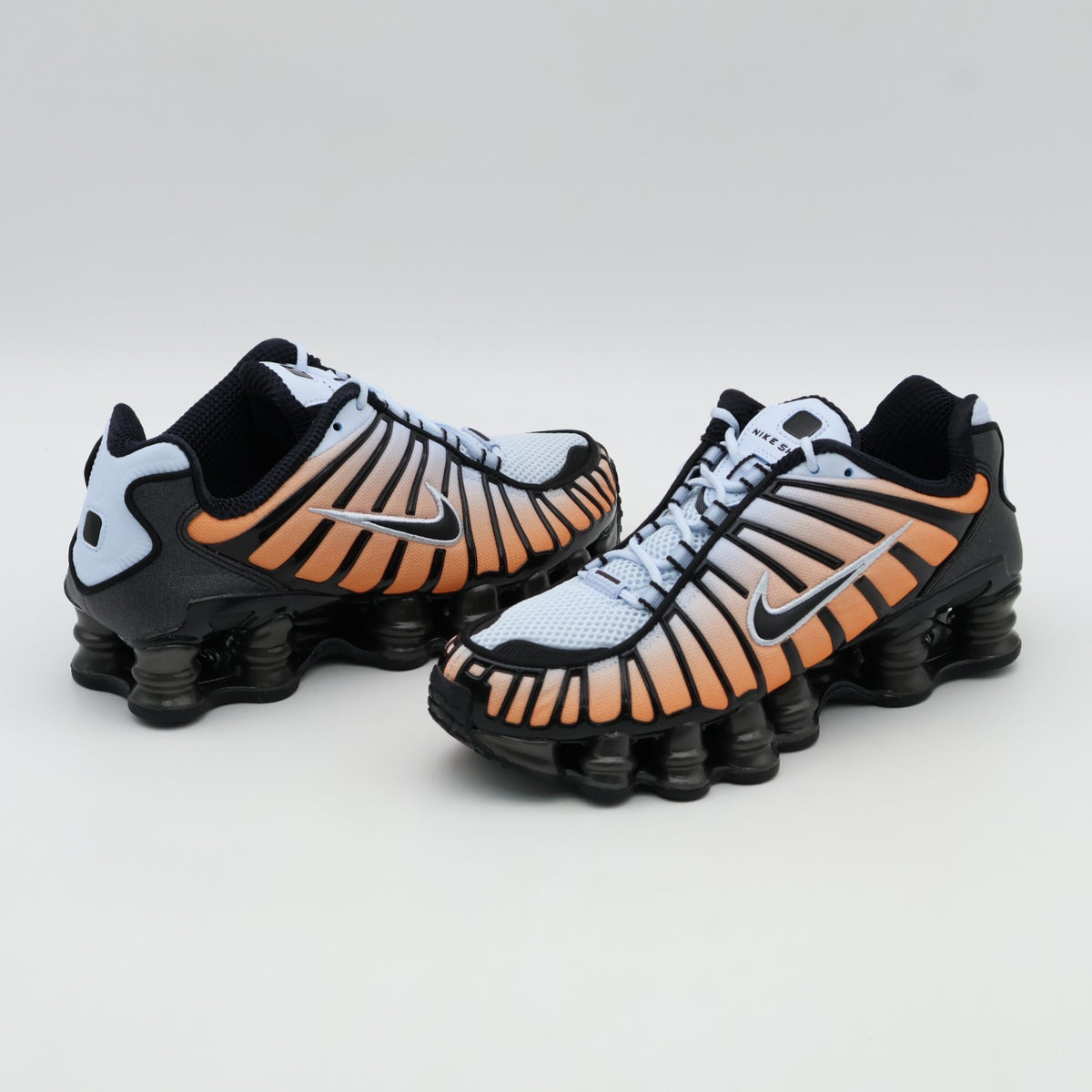 AR3566-401 Nike Shox TL Blue Tint Total Orange (Women's)