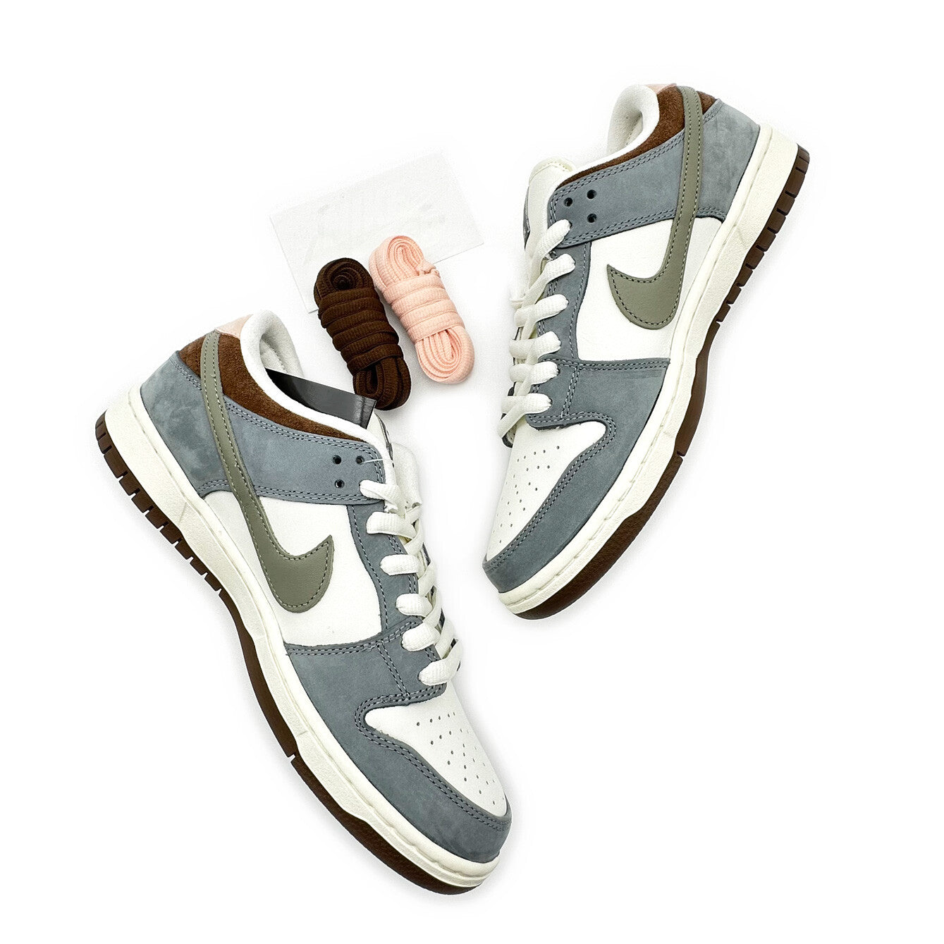 FQ1180-001 Yuto Horigome Ã Nike SB Dunk Low Pro QS Wolf Iron Grey Sail (Men's)