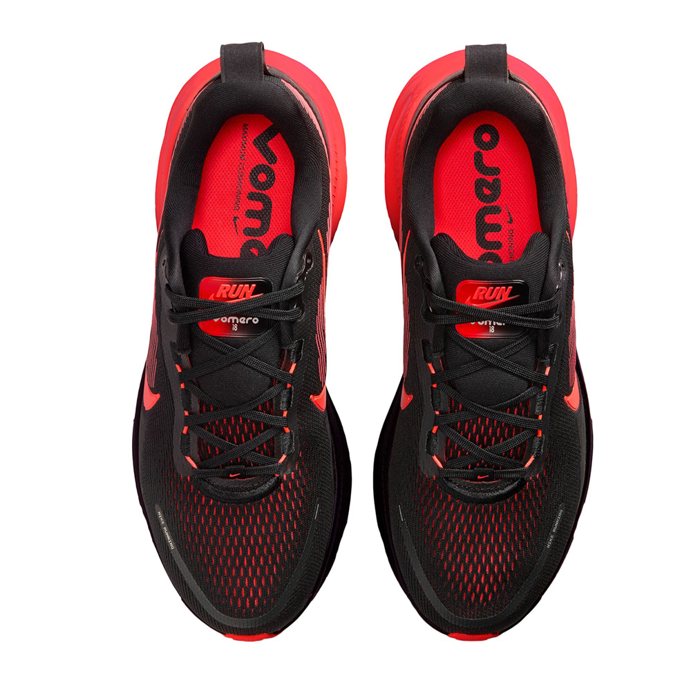 HM6803-019 Nike Vomero 18 "Black/University Red" (Men's)
