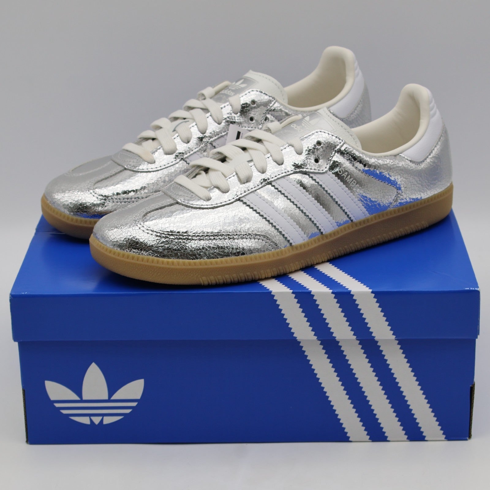 JR0035 adidas Originals Samba OG Metallic Silver (Women's)