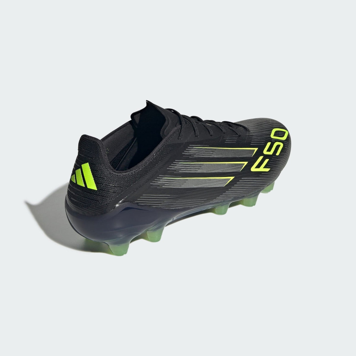 JR1702 adidas F50 Elite HG AG Japan Core Black Iron Metallic Lucid Lemon (Men's)