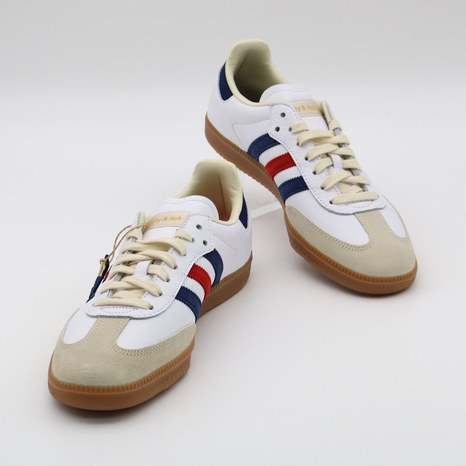 IH8338 Sporty Rich adidas Originals Samba OG Cloud White Night Indigo (Men's)