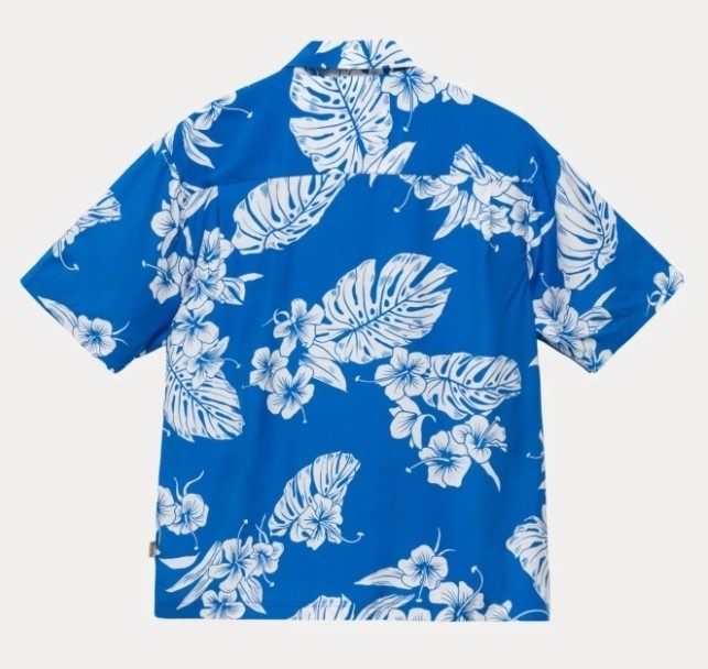 Stussy Hawaiian SS Shirt Blue