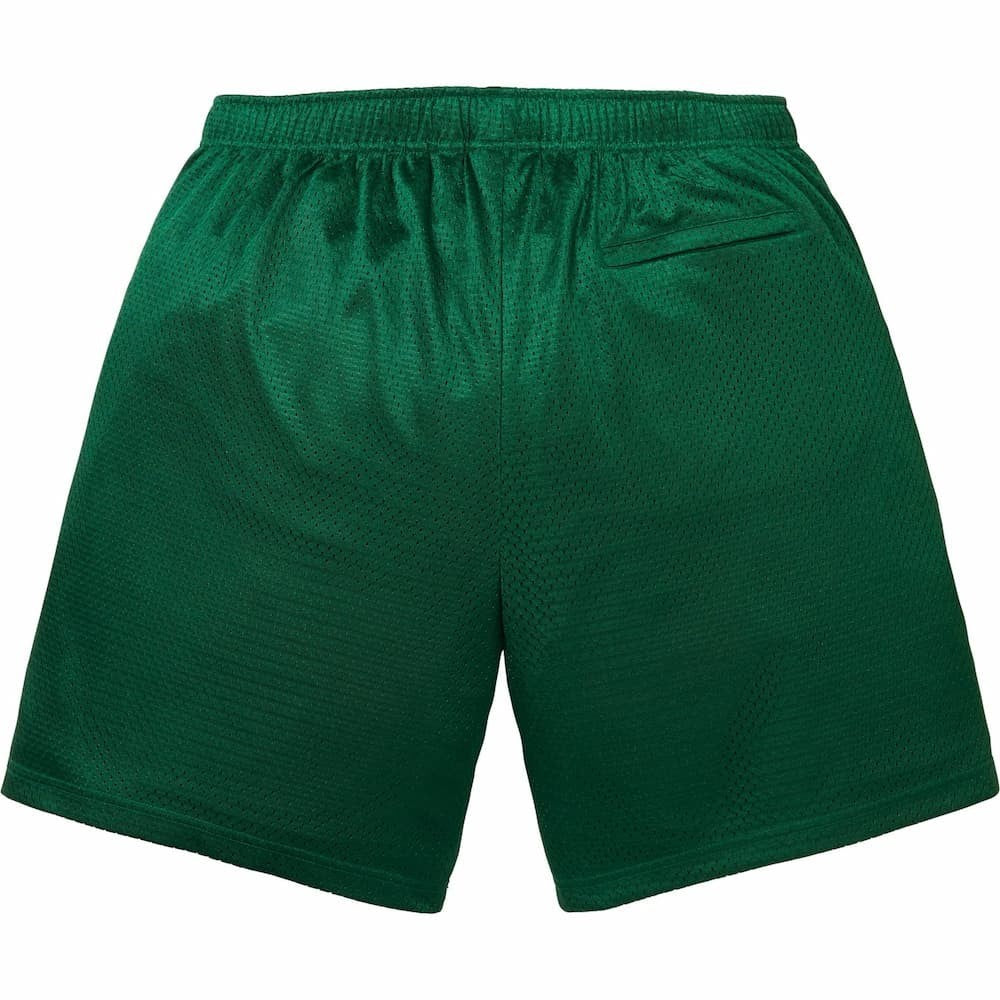 Supreme Small Box Baggy Mesh Short Green
