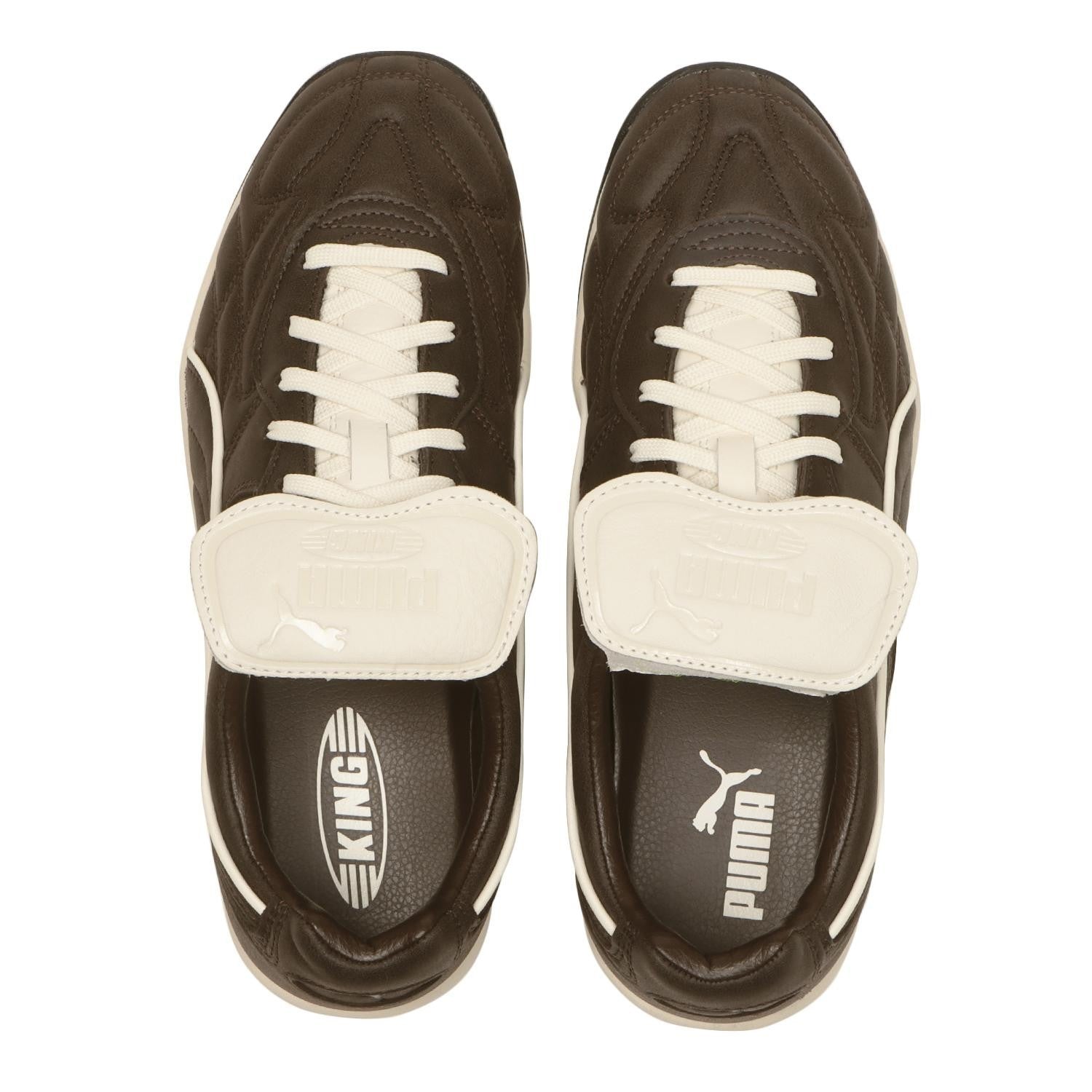 404363-03 Puma King Indoor Premium Dark Chocolate Warm White (Men's)