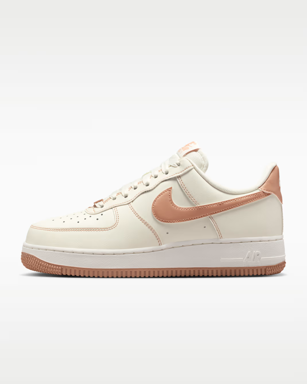 IQ9428-133 Nike Air Force 1 '07 Sail Rose Gold (Women's)