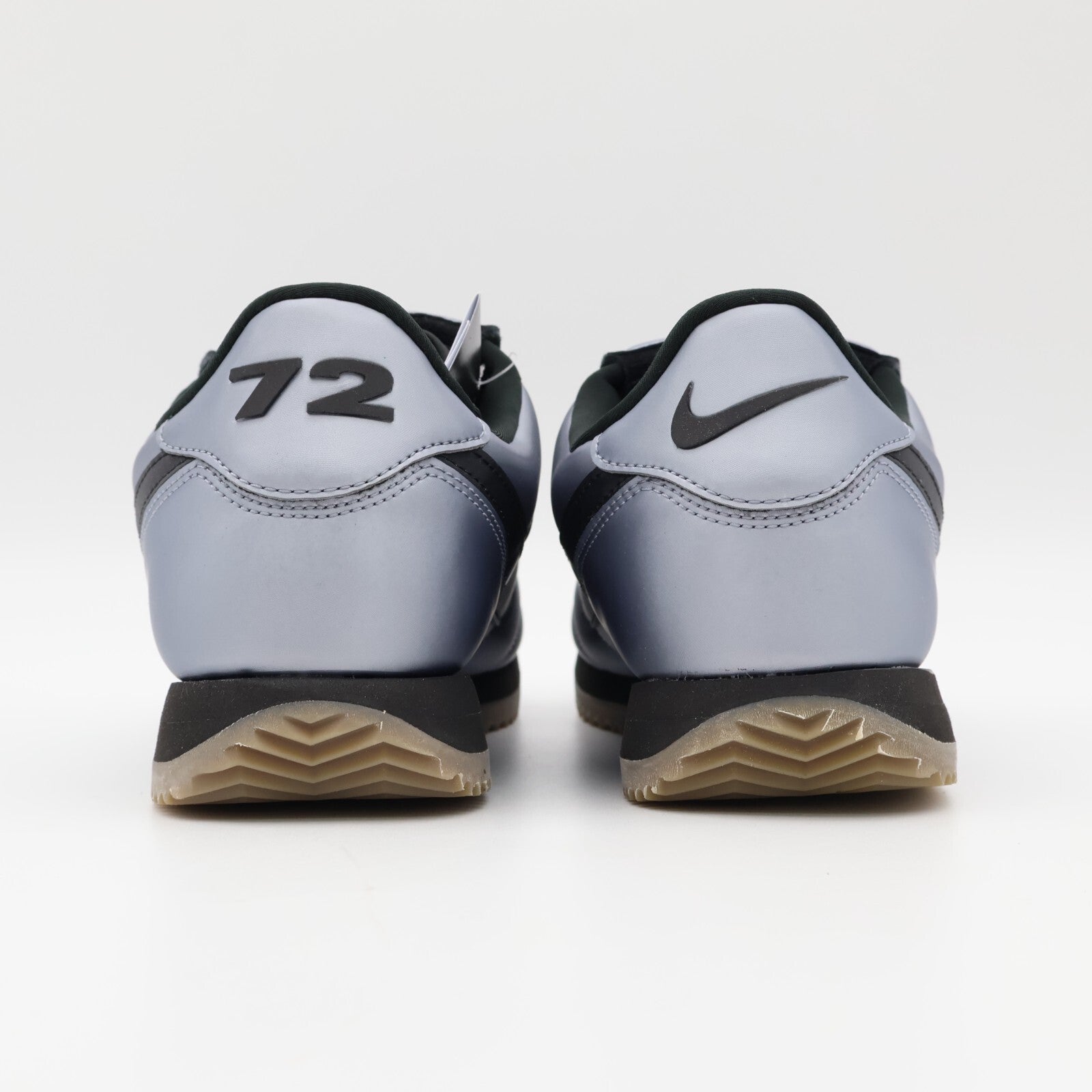HQ3490-099 Nike Cortez Leather SE Metallic Cool Grey Black Gum Dark Brown (Men's