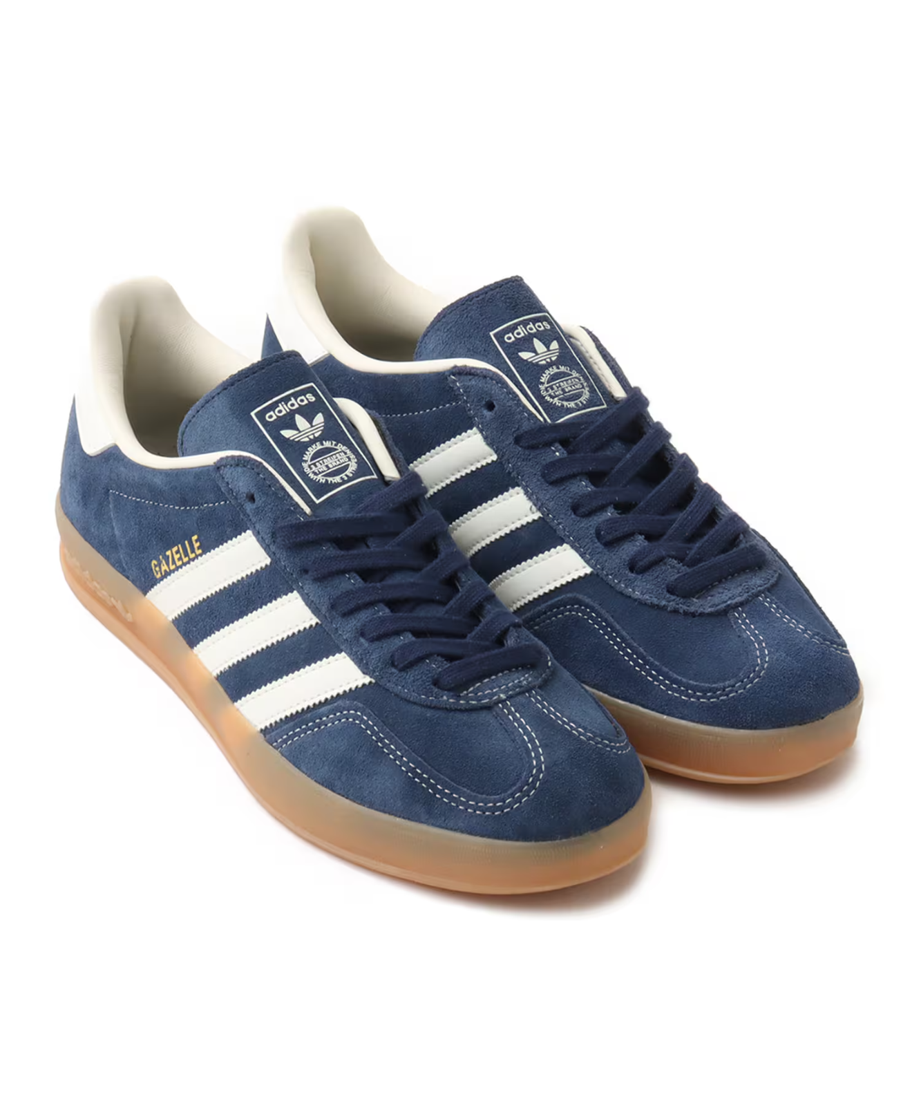 JQ8393 adidas Originals Gazelle Indoor Night Indigo Off White (Men's)