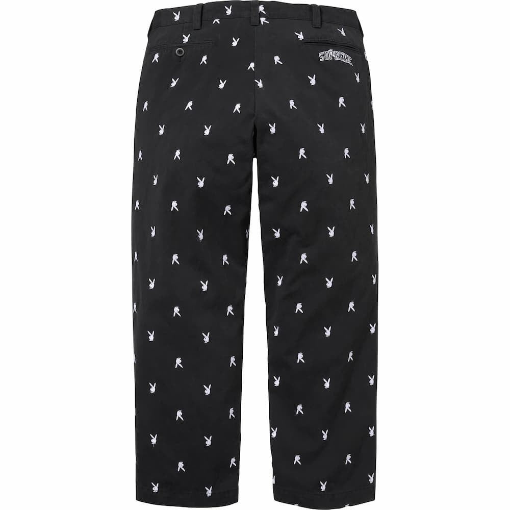 Supreme Chino Pant Black Playboy