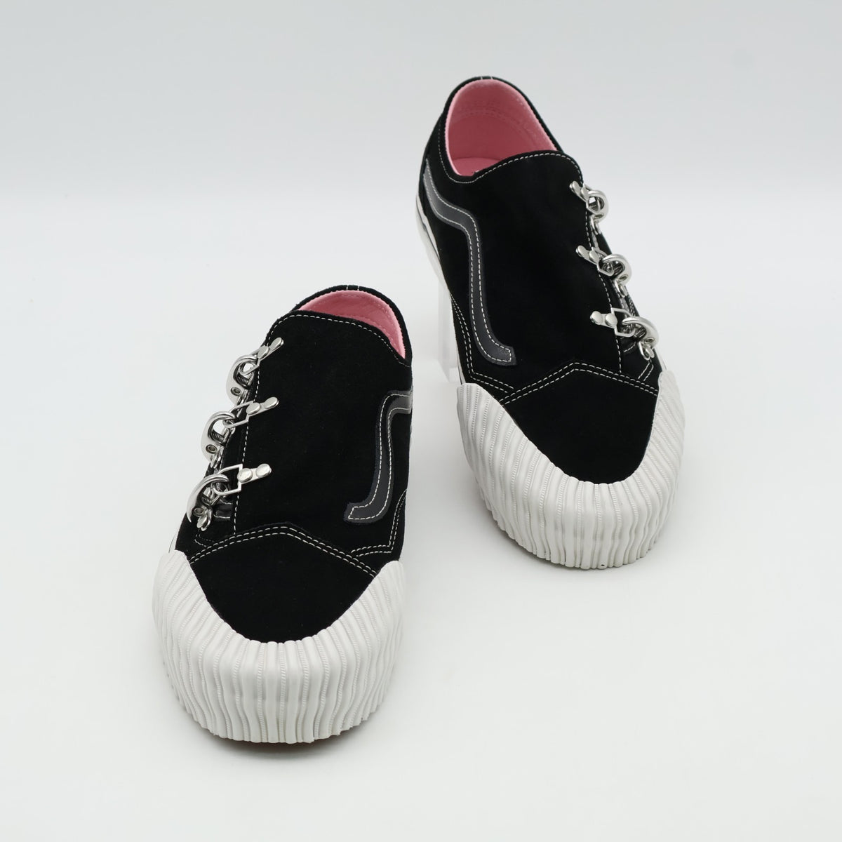 VN000EGXBA2 Vans Premium Old Skool Wrap Black White Karina Rozunko (Men's)