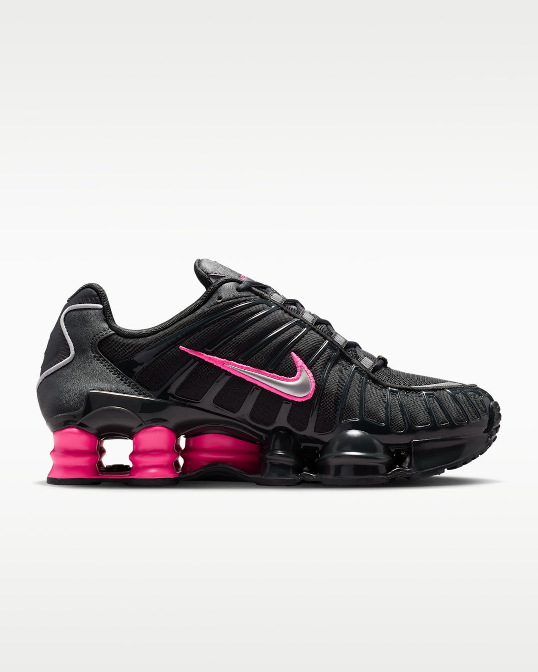IQ0273-045 Nike Shox TL Off Noir Hyper Pink Metallic Silver (Women's)