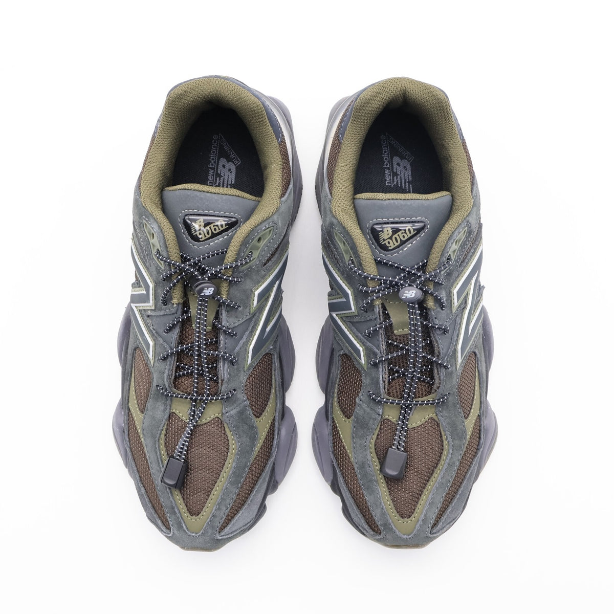 U9060PH New Balance 9060 Blacktop Dark Moss Brown Khakis Green Grey (Men's)