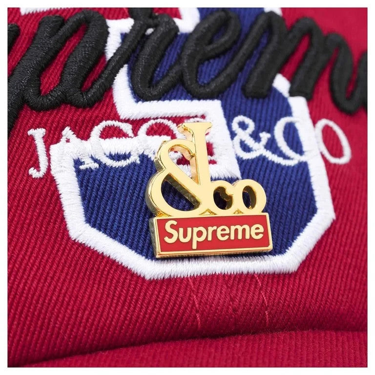 Supreme x La Martina 6-Panel Red
