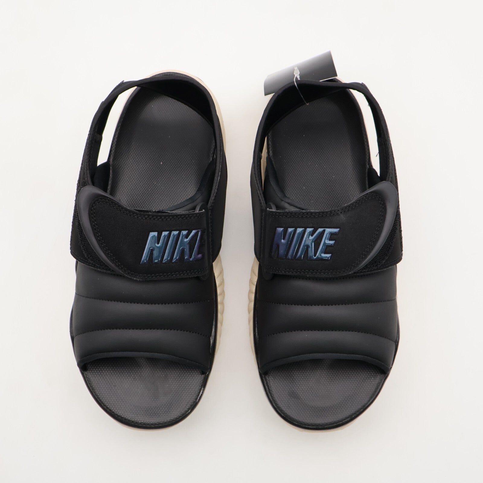 DV2136-900 Nike Air Adjust Force Sandal Black and Sanddrift (Women's)