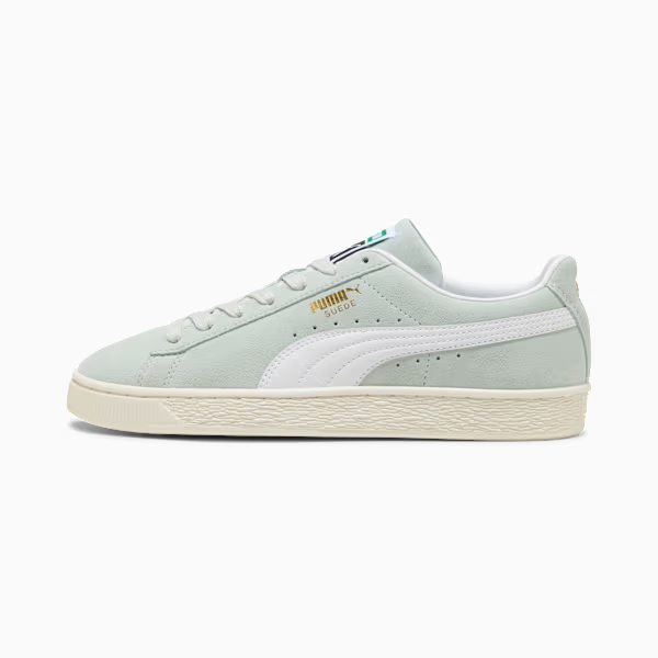 399781-43 Puma Suede Classic "Creme De Mint/PUMA White" (Men's)
