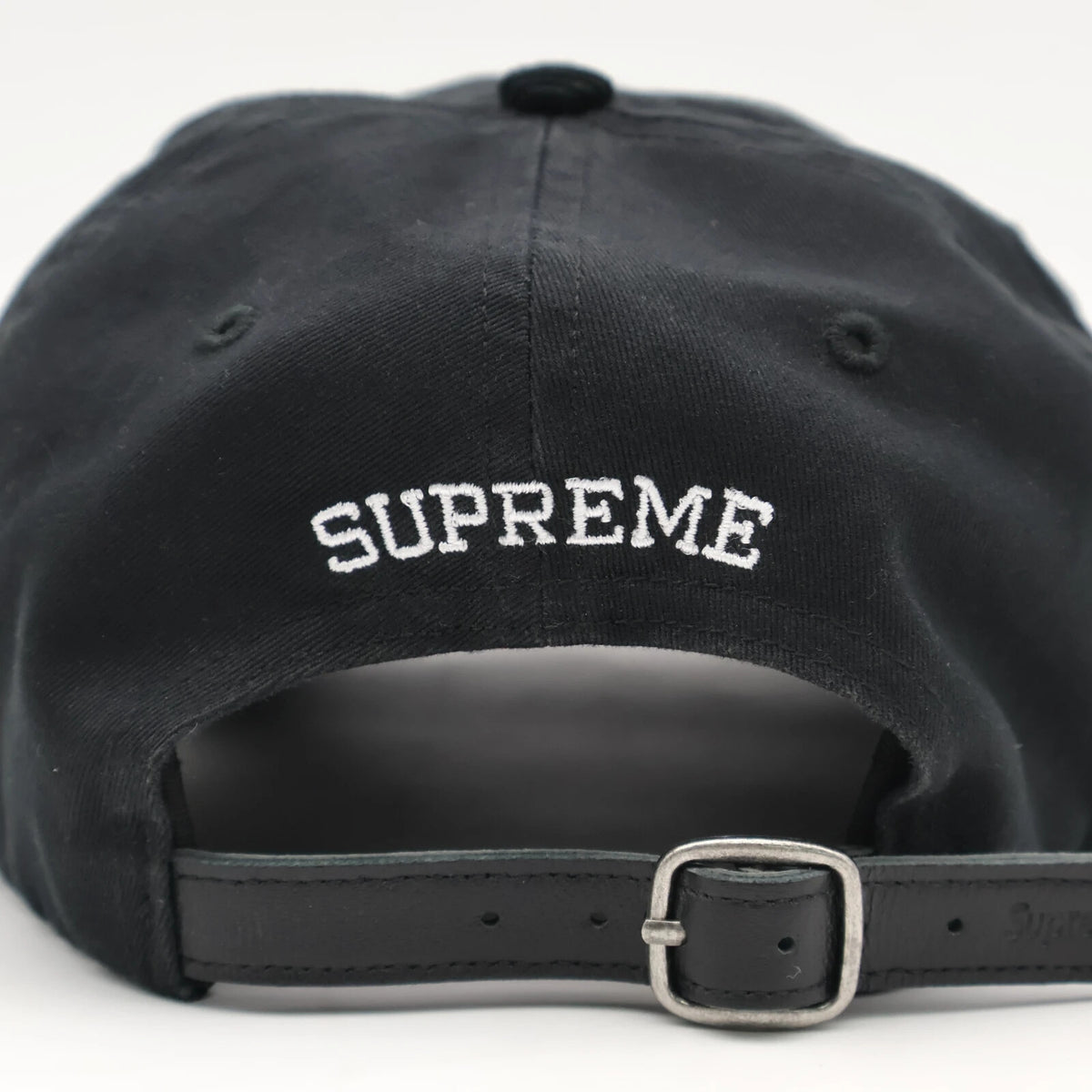 Supreme 2-Tone S Logo 6-Panel Black