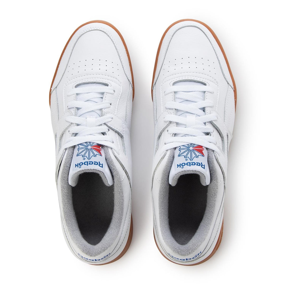 100244983 Reebok Workout Plus White Blue (Men's)