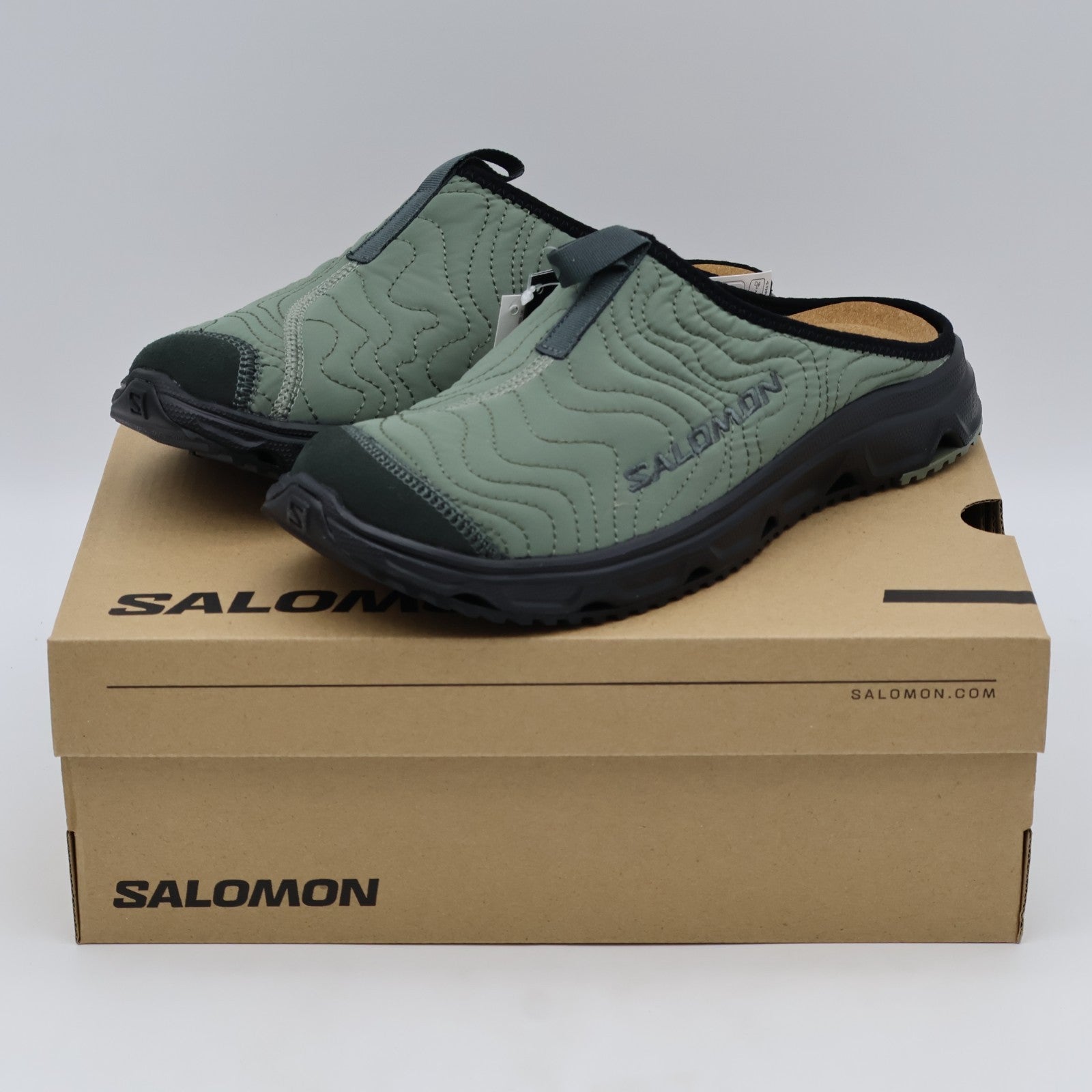 L47855900 Salomon RX Slide 3.0 ATQ Agave Green Urban Chic Black (Men's)