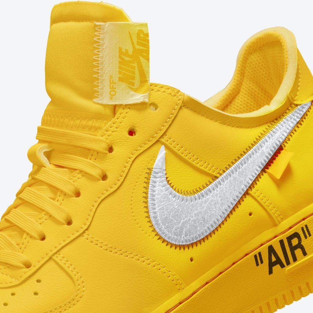 DD1876-700 Off-White Ã Nike Air Force 1 Low University Gold (Men's)