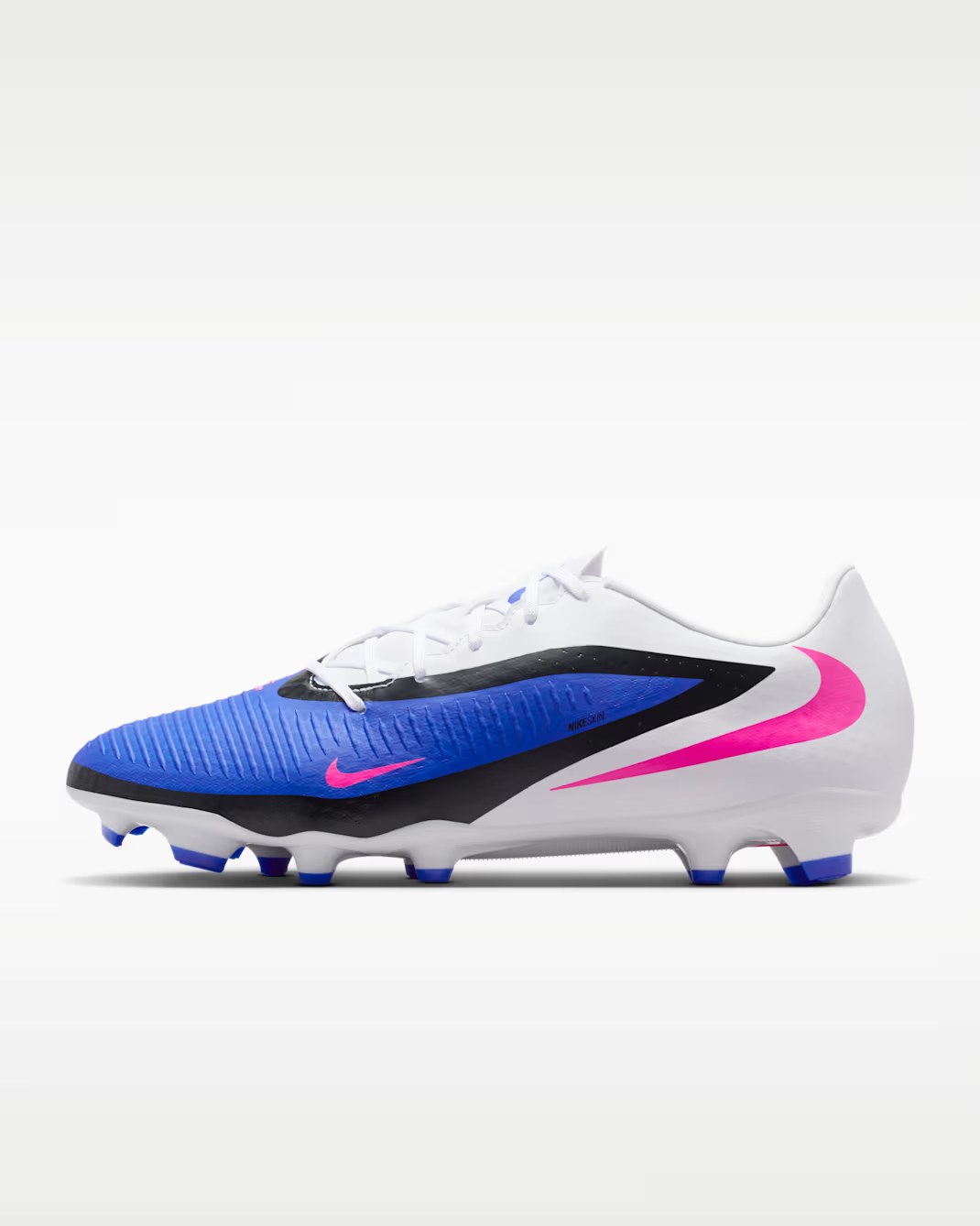 HJ4564-446 Nike Phantom 6 Low Academy Racer Blue White Pink Blast (Men's)