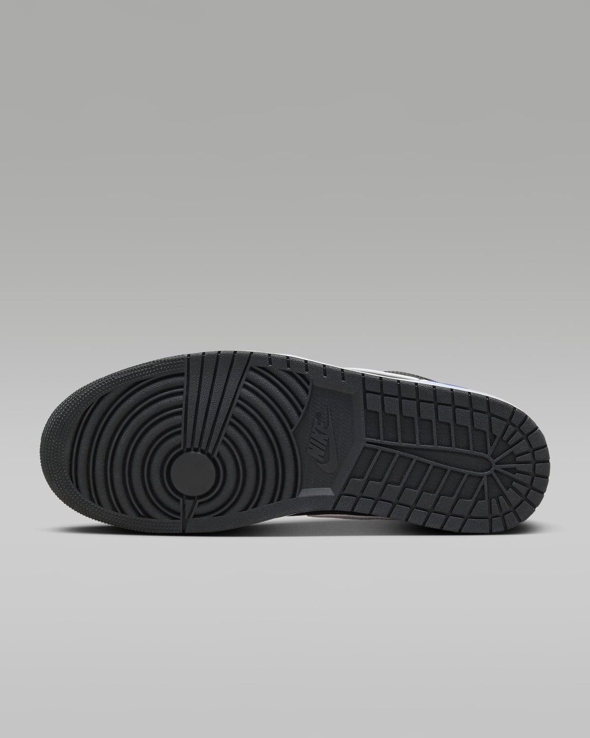 553558-042 Nike Air Jordan 1 Low Black Game Royal White (Men's)