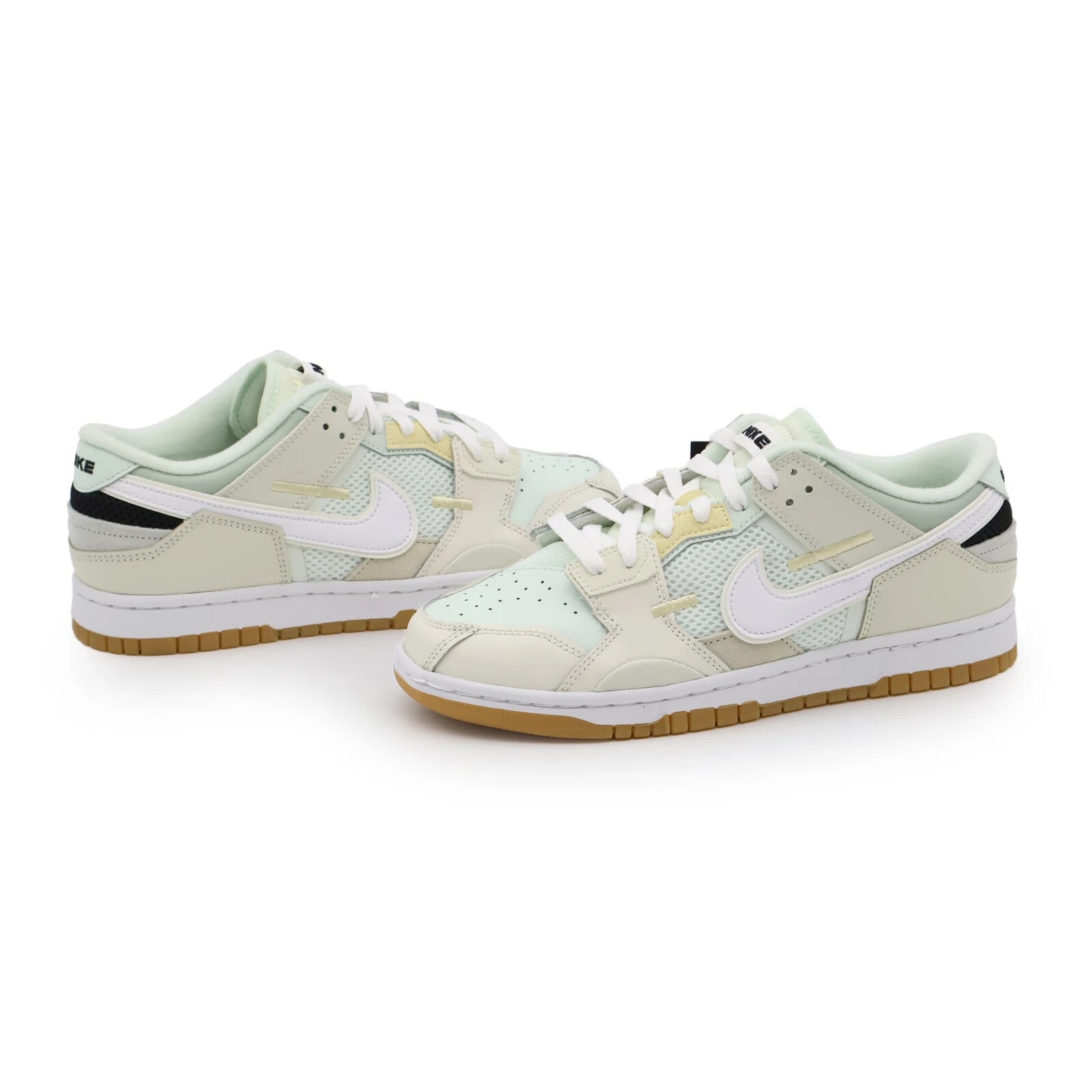 DB0500-100 Nike Dunk Low Scrap Sea Glass Sail White Beige Gum Brown (Men's)