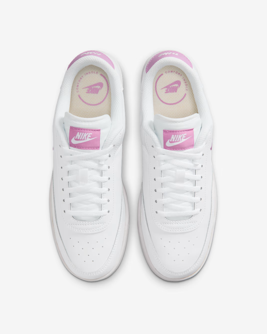 CJ1676-104 Nike Court Vintage White Beyond Pink (Women's)