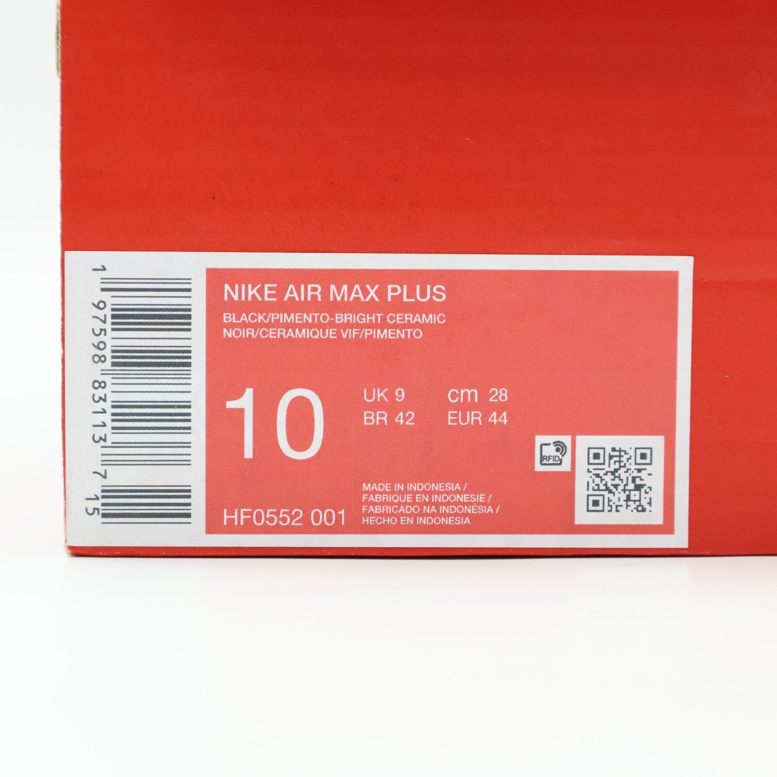HF0552-001 Nike Air Max Plus Sunset (Men's)