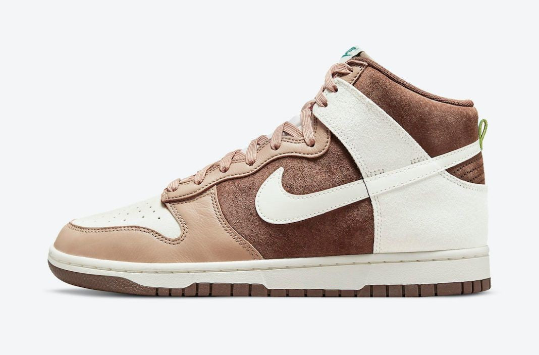 DH5348-100 Nike Dunk High PRM "Light Chocolate" (Men's)