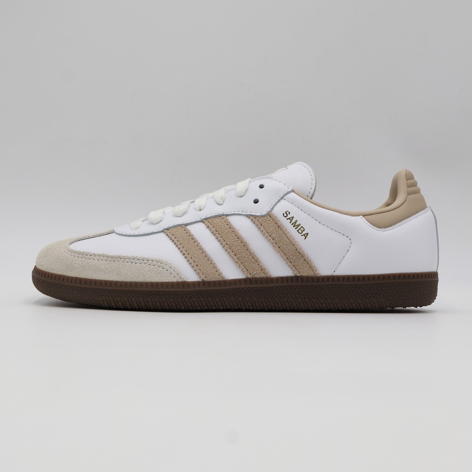 JI0218  adidas Samba OG White Brown Gum (Men's)