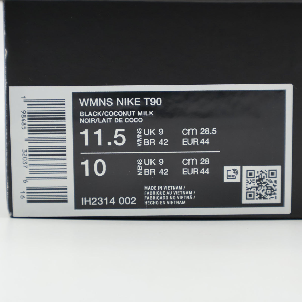IH2314-002 Nike Total 90 III SP Black Gum (Women's)