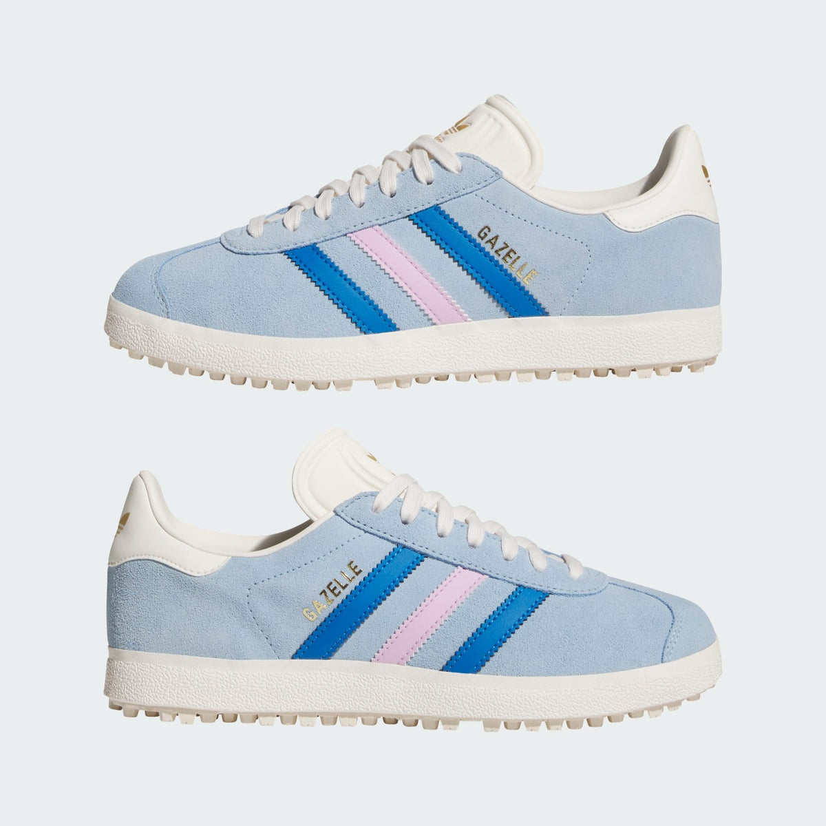 JQ7756 adidas Originals  Gazelle Spikeless Golf Clear Sky Blue Bird (Women's)