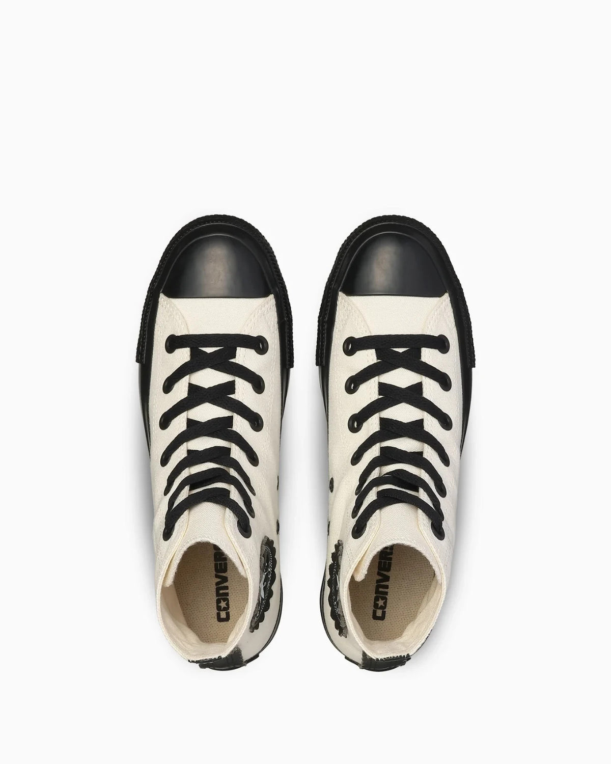 31318811 Converse Women's All Star PLTS Flowercut Hi "White/Black" (Women's)