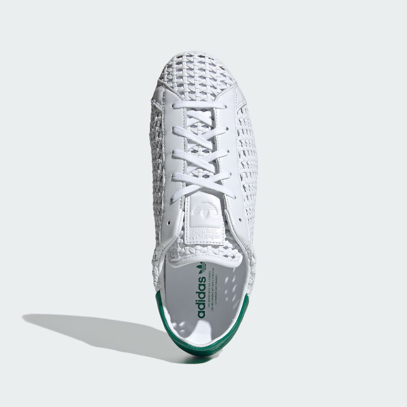 IH9356 adidas Women's Stan Smith Basketweave WhiteGreen (Women's)