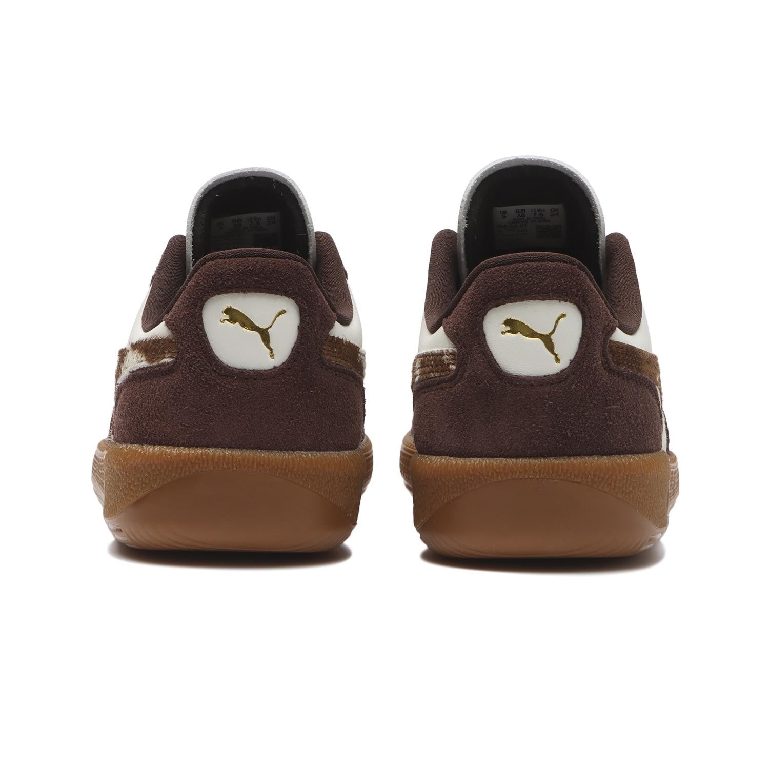 406129-01 Puma Palermo Cow Warm White Chocolate Brown Gum (Women's)