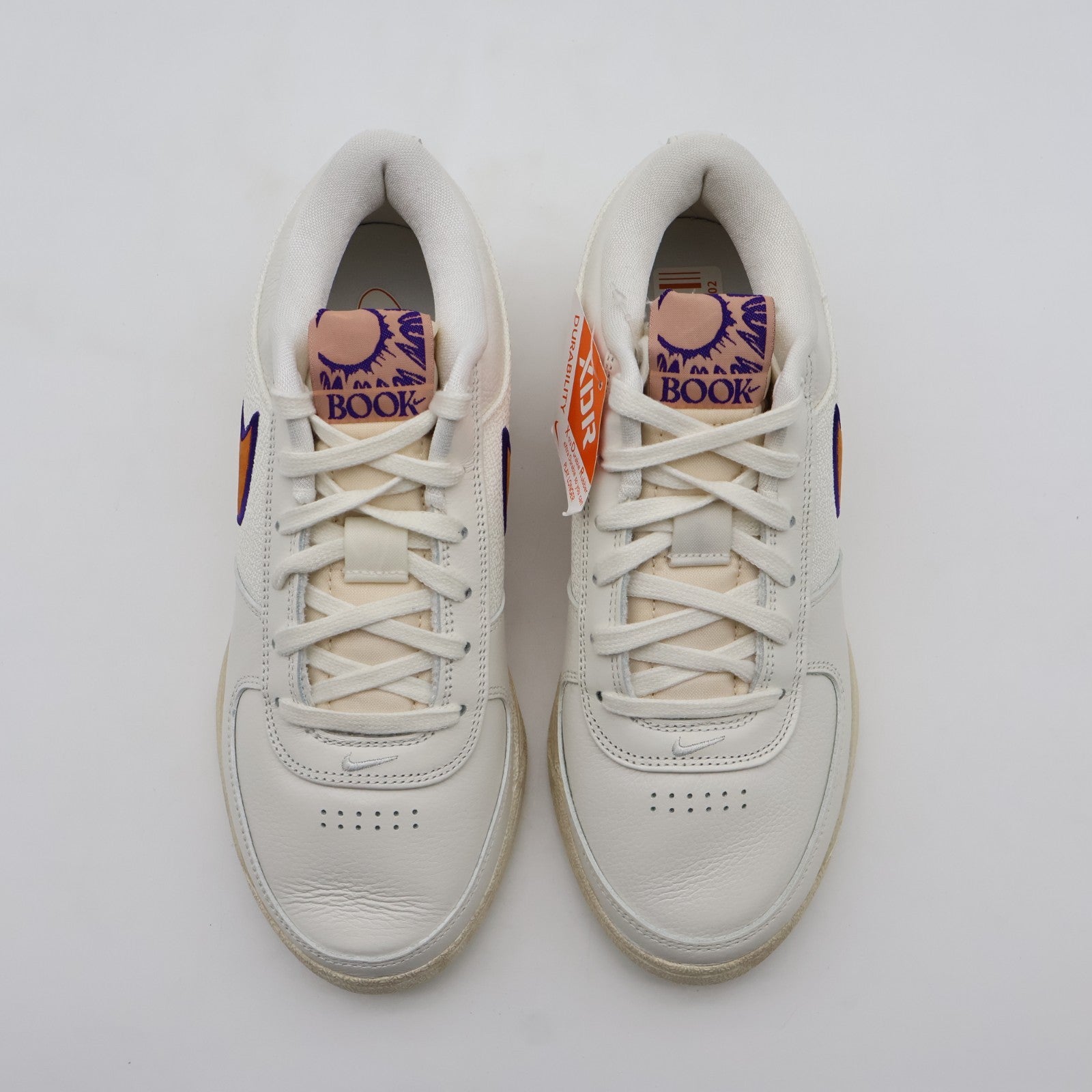 FJ4250-106 Nike Book 1 Sail  Court Purple Clay Orange (Men's)