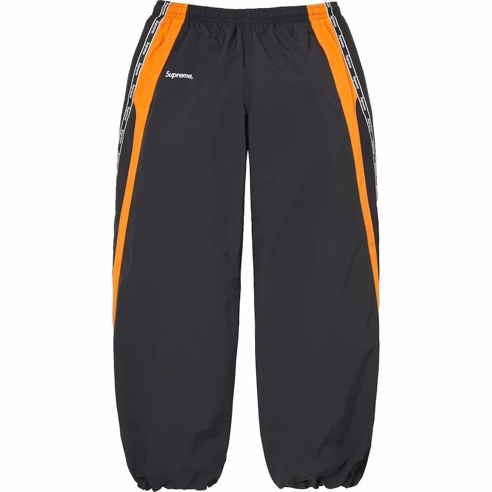 Supreme Logo Taping Track Pant Orange