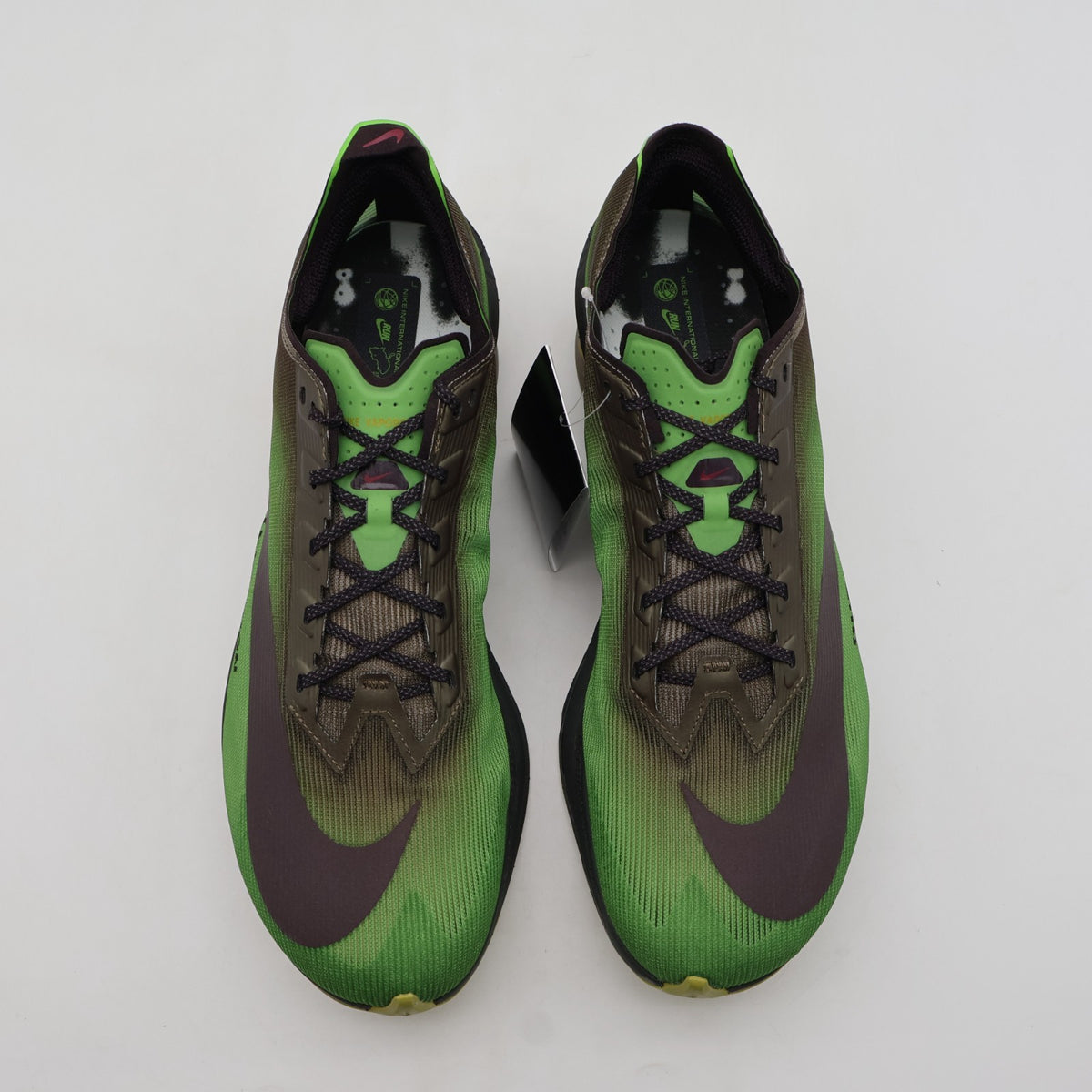 IQ3418-399 Nike Vaporfly 4 Chlorophyll Off-Noir Mink Brown Burgundy Ash (Men's)